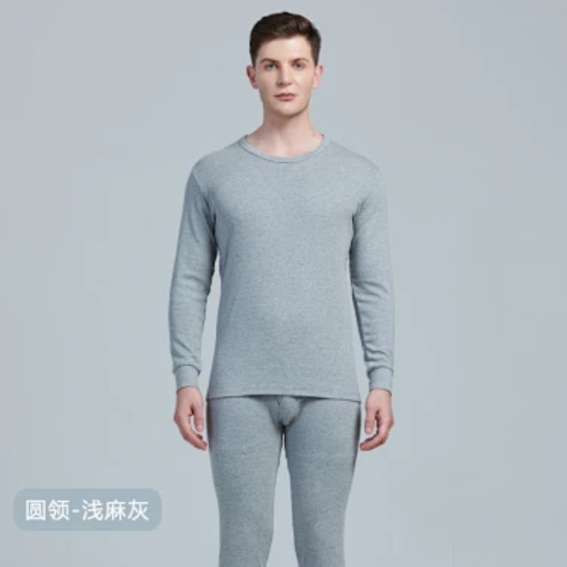 Men Mid Collar Pure Cotton The - Thermal Long John ulasan dan harga