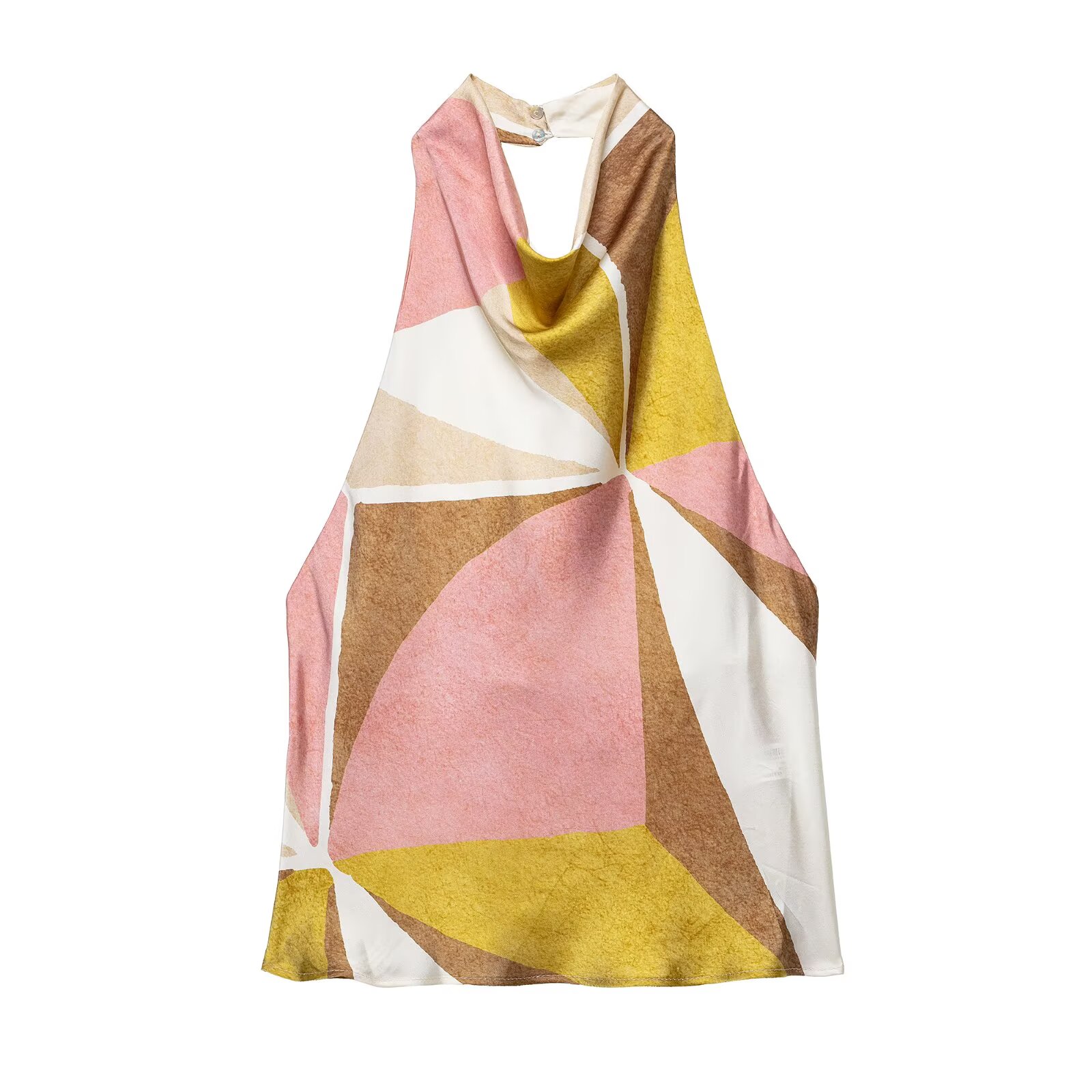 Zevity 2025 Women Chic Geometr - Suspender Tank Top ulasan dan harga