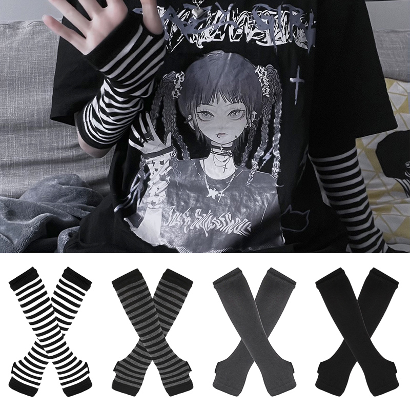 Women Long Sleeve Gothic Strip - Thermal Long John ulasan dan harga