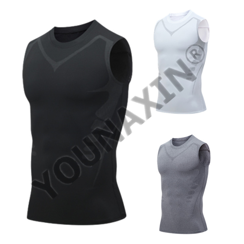 3 Pieces Men's Sleeveless T-Sh - Base Layer Top ulasan dan harga